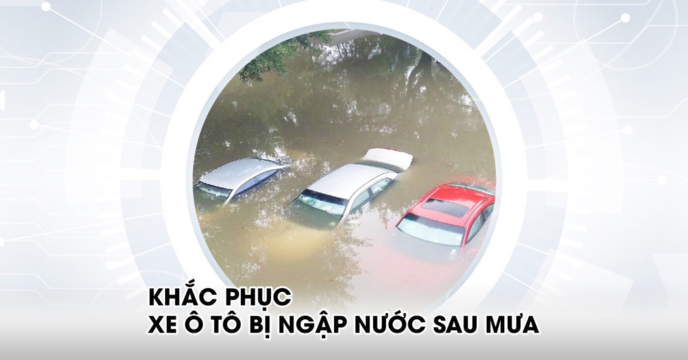 khắc phục xe ô tô ngập nước